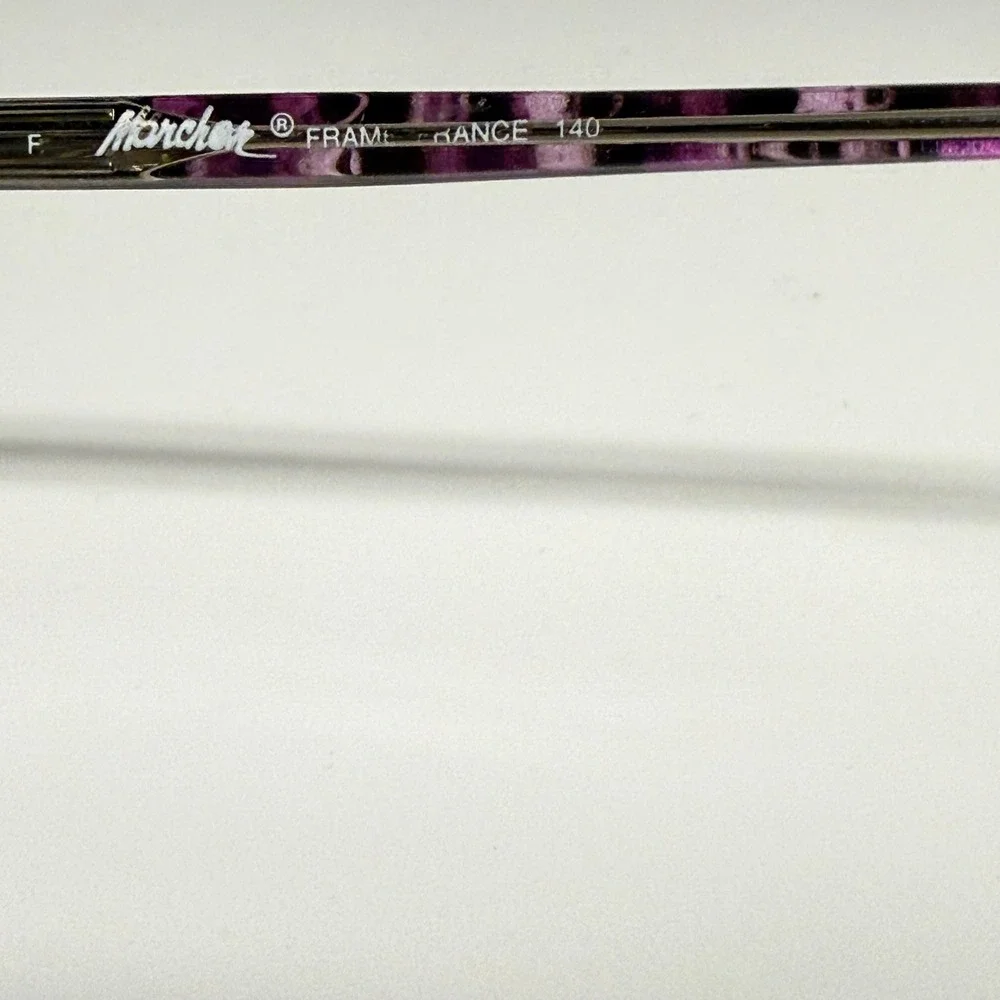 Marchon Lenox Eyeglasses Frames France Demi Mauve Purple Tortoise‎ 140 Vintage